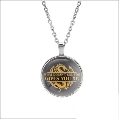 Afbeelding van Ketting Glas What Doesnt Kill You Give XP