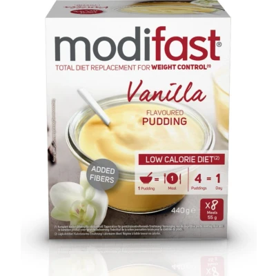 Afbeelding van Modifast Intensive Pudding Vanille 9 Stuks Afslankproduct 423g