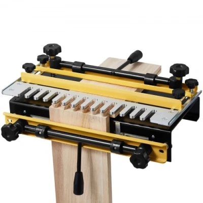 Afbeelding van VEVOR Zwaluwstaart Jig, 30 cm breedte, Dove Tailing Router Jigs met Bit &amp; 1/2 &quot;sjabloon, nauwkeurige uitlijning duif staart mal, pen en penmal houtbewerkingsgereedschap voor meubels houten