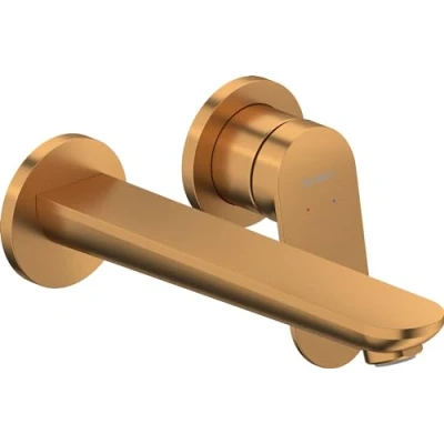 Afbeelding van Duravit Wave inbouw wastafelkraan brons geborsteld