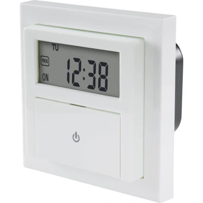 Afbeelding van Sygonix SY 4504968 Inbouwtimer Digitaal Weekprogramma 1800 W Countdown functie, Incl. opzetframe, START/STOP Programmeerfunctie, Toevalsfunctie,
