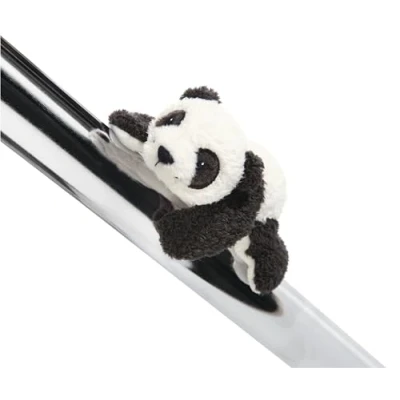 Afbeelding van MagNICI Panda Yaa Boo 12cm wit Knuffel met magneet magnetisch dier voor koelkast, schoolbord, metaal en nog veel meer, geweldig geschenkidee