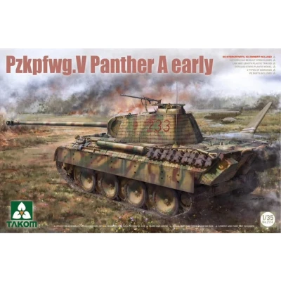 Afbeelding van 1:35 Takom 2174 Pz.Kpfw.V Sd.Kfz. 171 Panther Ausf. A Early Plastic Modelbouwpakket