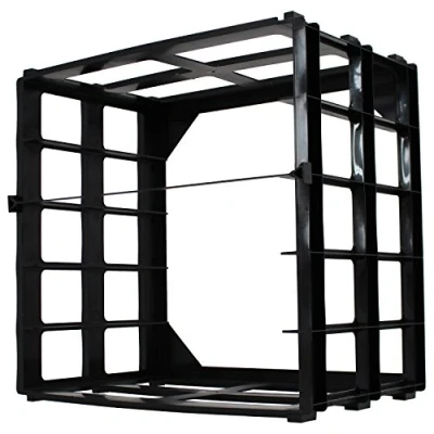 Afbeelding van WestonBoxes Box Stak, kunststof opbergdoos, houder, frame A4 Size Zwart