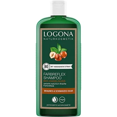 Afbeelding van Logona Haarpflege Farbreflex Shampoo Bio Haselnuss 250 ml