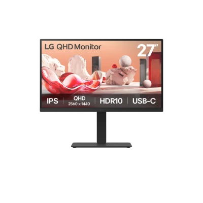Afbeelding van LG 27BA75QB ledmonitor HDMI, DisplayPort, Audio, LAN, USB C