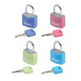 Afbeelding van Hangslot MasterLock 4 assorti alu 20mm