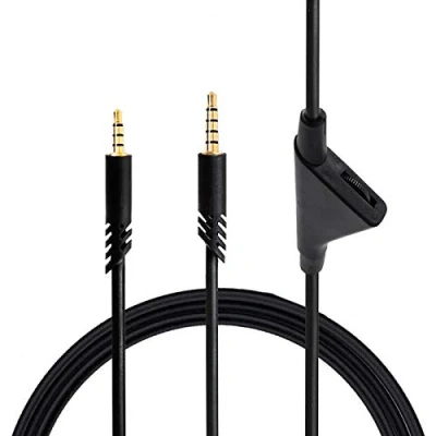 Afbeelding van Vervanging A10 A30 A40 Audio Kabel voor Logitech Astro A40, 2M Hoofdtelefoon Aux Cord Volume Control Lead