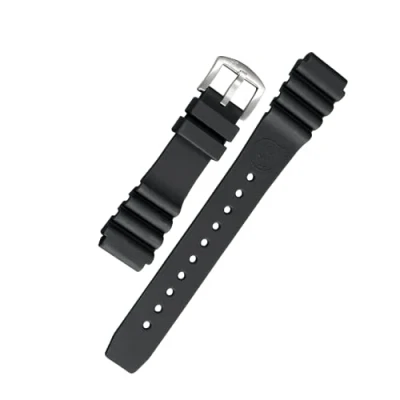 Afbeelding van BOMBFROG Duiker horlogeband siliconen zwart, snelsluiting horlogebandjes 20 mm 22 24 mm, duikers,