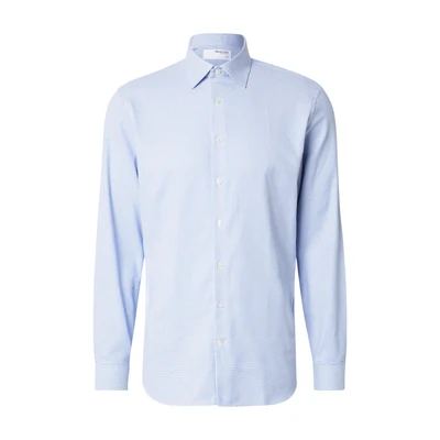 Afbeelding van SELECTED HOMME slim fit overhemd met mouwlengte 7 SLHSLIM wit