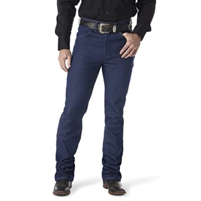 Afbeelding van Wrangler Cowboy Cut Slim Fit Traditionele Boot Jean, Donkerblauw, 36W / 31L