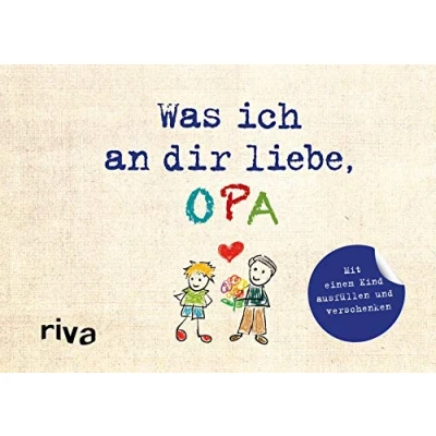 Afbeelding van Was ich an dir liebe, Opa Version für Kinder