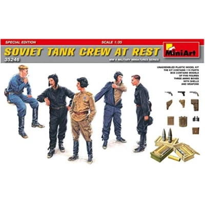 Afbeelding van Miniart Soviet Tank Crew At Rest. S.e. (Min35246) modelbouwsets, hobbybouwspeelgoed voor kinderen, modelverf en accessoires