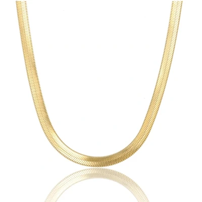 Afbeelding van My Bendel Goudkleurige snake ketting Met luxe cadeauverpakking