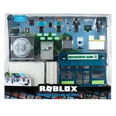 Afbeelding van ROBLOX ROB0689 Brookhaven: Outlaw and Order Deluxe speelset met exclusieve spelcode, vanaf 6 jaar