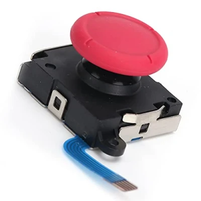 Afbeelding van 3D Analoge Joystick, Vervangende Thumb Stick Sensor Thumbsticks voor Nintendo Switch Joycon Controller en Lite Console(rood)