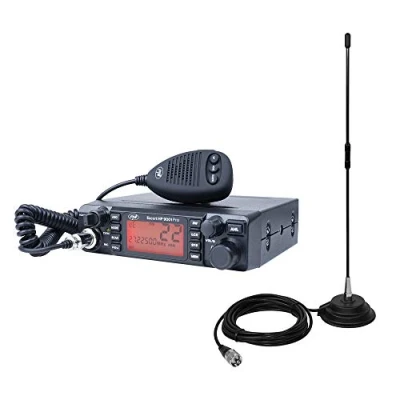 Afbeelding van PNI PACK80PRO Radio CB Escort HP 9001 Pro ASQ verstelbaar, AM FM, 12 V/24 V, 4 W + antenne Extra 40 met magneet, 30 W, 26 MHz, SWR 1.0, glasvezel
