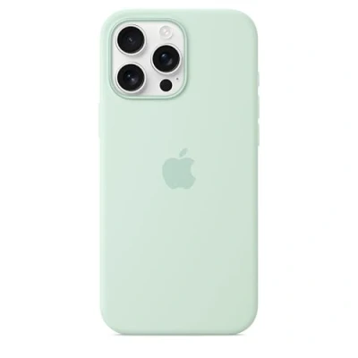 Afbeelding van Apple Silicone Case iPhone 16 Pro Max Aquamarine