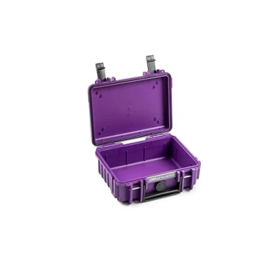 Afbeelding van B&amp;W transportkoffer outdoor type 500 paars waterdicht conform IP67 certificering, stofdicht, onbreekbaar en onverwoestbaar