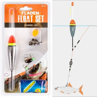 Afbeelding van Fladen Zander Float Set 8g Roofvis kit