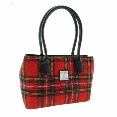 Afbeelding van Schoudertas Cassley Tartan Royal Stewart Klassiek 25x38x11 Harris Tweed Glen Appin of Scotland