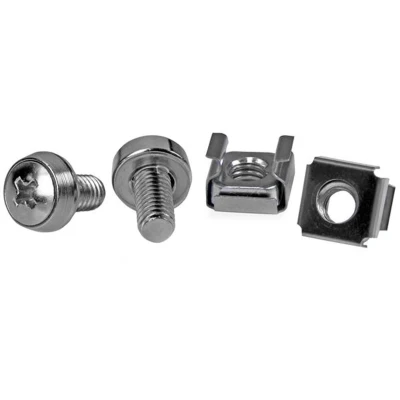 Afbeelding van 50 Pkg M6 Mounting Screws and Cage Nuts