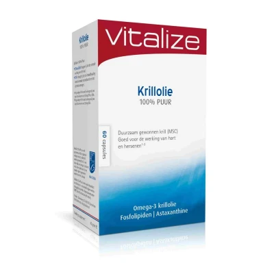 Afbeelding van Vitalize Krillolie 100% Puur (msc) 60ca