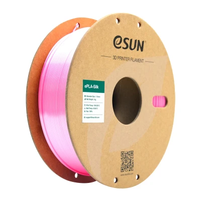 Afbeelding van eSUN 3D printer Filament ePLA Silk 1,75mm Roze 1kg