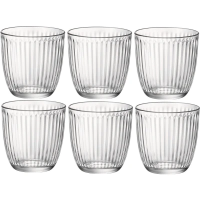 Afbeelding van Set van 12x stuks waterglazen/drinkglazen transparant 290 ml Drinkglazen