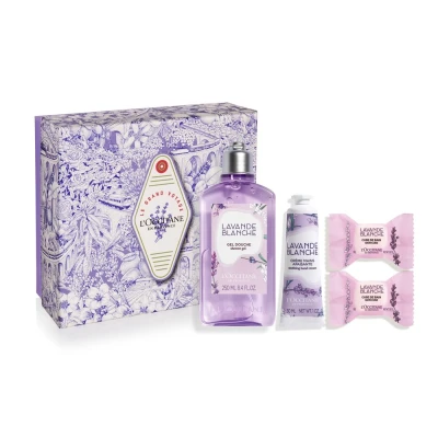 Afbeelding van L&#039;Occitane White Lavender Bath Gift