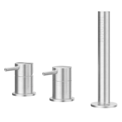 Afbeelding van IVY Concord badrandcombinatie 3 gats RVS 316 Geborsteld