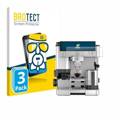 Afbeelding van BROTECT Screenprotector voor Ninja Luxe Café Pro ES701EU Folie Beschermfolie Beschermglas transparant (3 Stuks)