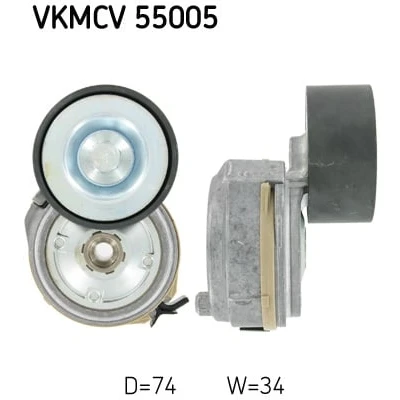 Afbeelding van SKF Spanrol (poly) V riem VKMCV 55005