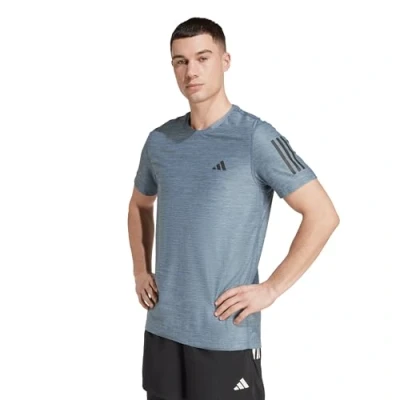 Afbeelding van adidas Heren Own the Run Tee, preloved ink/white, XS