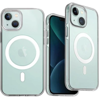 Afbeelding van UNIQ Calio iPhone 15 hoesje 6.1 Magclick Opladen transparant/transparant