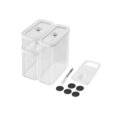Afbeelding van Zwilling Fresh &amp; Save Cube Bewaarset 3 delig Transparant