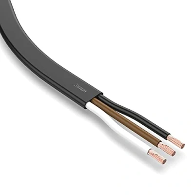 Afbeelding van AUPROTEC FLRYY Autokabel, 3 x 1,0 mm², 10 m plat, platte kabel, voertuigkabel/voertuigkabel, verschillende toepassingen, polige kabel geschikt voor aanhangers