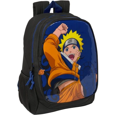 Afbeelding van Schoolrugzak Naruto Ninja Blauw Zwart 32 x 44 16 cm