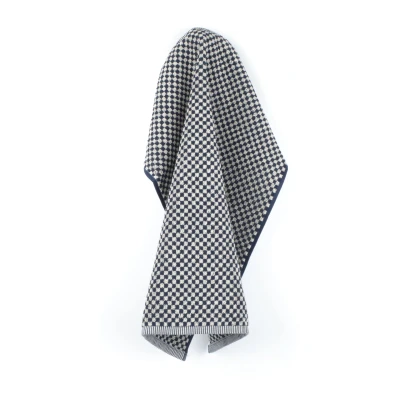 Afbeelding van Bunzlau Castle Keukendoek Small Check Donkerblauw