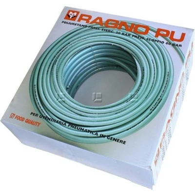 Afbeelding van LUCHTSLANG RAGNO PU 8X12 GROEN 20 BAR, ROL 60M