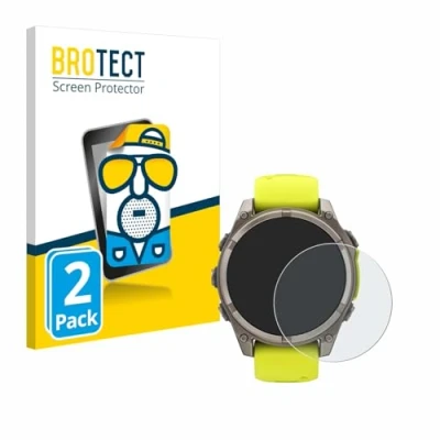 Afbeelding van BROTECT Screenprotector voor Garmin Fenix 8 Solar (47 mm) Folie Beschermfolie matte (2 Stuks)