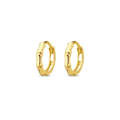 Afbeelding van Klapoorringen 9,5 mm 14K Geelgoud Subtiel en Elegant
