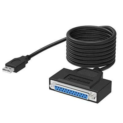Afbeelding van &quot;Sabrent USB 2.0 naar DB25 IEEE 1284 parallelle printerkabel adapter [HEXNUT aansluitingen] (CB 1284) &quot;