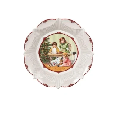 Afbeelding van Villeroy &amp; Boch Toy&#039;s Fantasy Wenslijstje serveerschaal 25 cm Gebroken wit