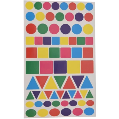 Afbeelding van Stickers Geometrische Vormen, 288st.