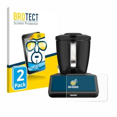 Afbeelding van BROTECT Screenprotector voor Vorwerk Bimby TM7 Folie Beschermfolie transparant (2 Stuks)