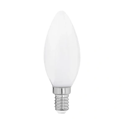Afbeelding van Eglo Ledlamp Kaars Milky E14 4w