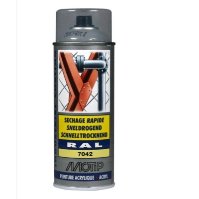 Afbeelding van motip industrial ral 7042 verkeers grijs 400 ml 07028