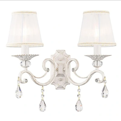 Afbeelding van Maytoni Grace wandlamp, wit, 2 lamps