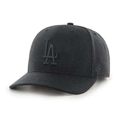 Afbeelding van 47 MLB Los Angeles Dodgers Cold Zone MVP DP Unisex baseballpet, snapback, zwart logo, kleur Zwart, One size